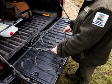 Patrol Strażników Przedborskiego Parku Krajobrazowego z Państwową Strażą Łowiecką, 